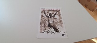 Autogrammkarte Jackie Joyner Kersee USA Leichtathletik Olympia Weitsprung
