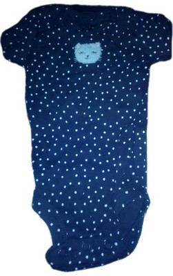 carter's NB Newborn 100% Cotton Poka Dot with Fuzzy Cat Face On Front One Piece 