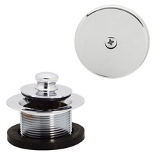 Twist Close Tub Trim Set with One-Hole Overflow Faceplate, Polished Nickel,...