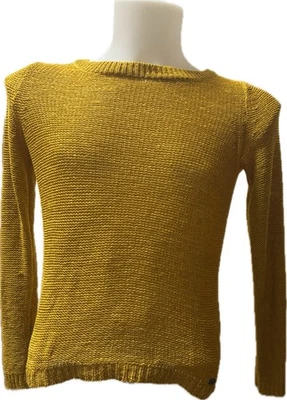 Only Strickpullover Gr. S Damen Gelb Pulli Sweatshirt Hoodie Polo Luxus Edel - Bild 1 von 4