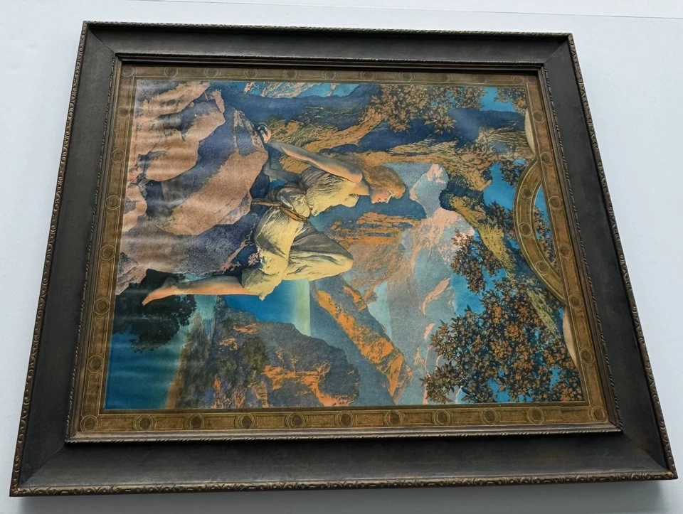 Maxfield Parrish Dawn and Night is Fled Framed Print 24x19.5 Art - Image 3 of 4