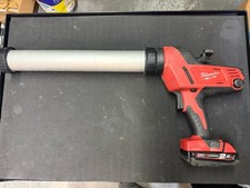 Milwaukee C18 PCG Silicone Caulking Gun and 2ah Battery Included