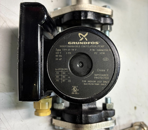 Triangle Tube HMCIR01 Circulator - Grundfos UPS 15-58 F Circulator Pump 59896759