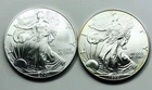 *.999 AMERICAN SILVER EAGLE PAIR* *INCREDIBLE PAIR* NR #C1734