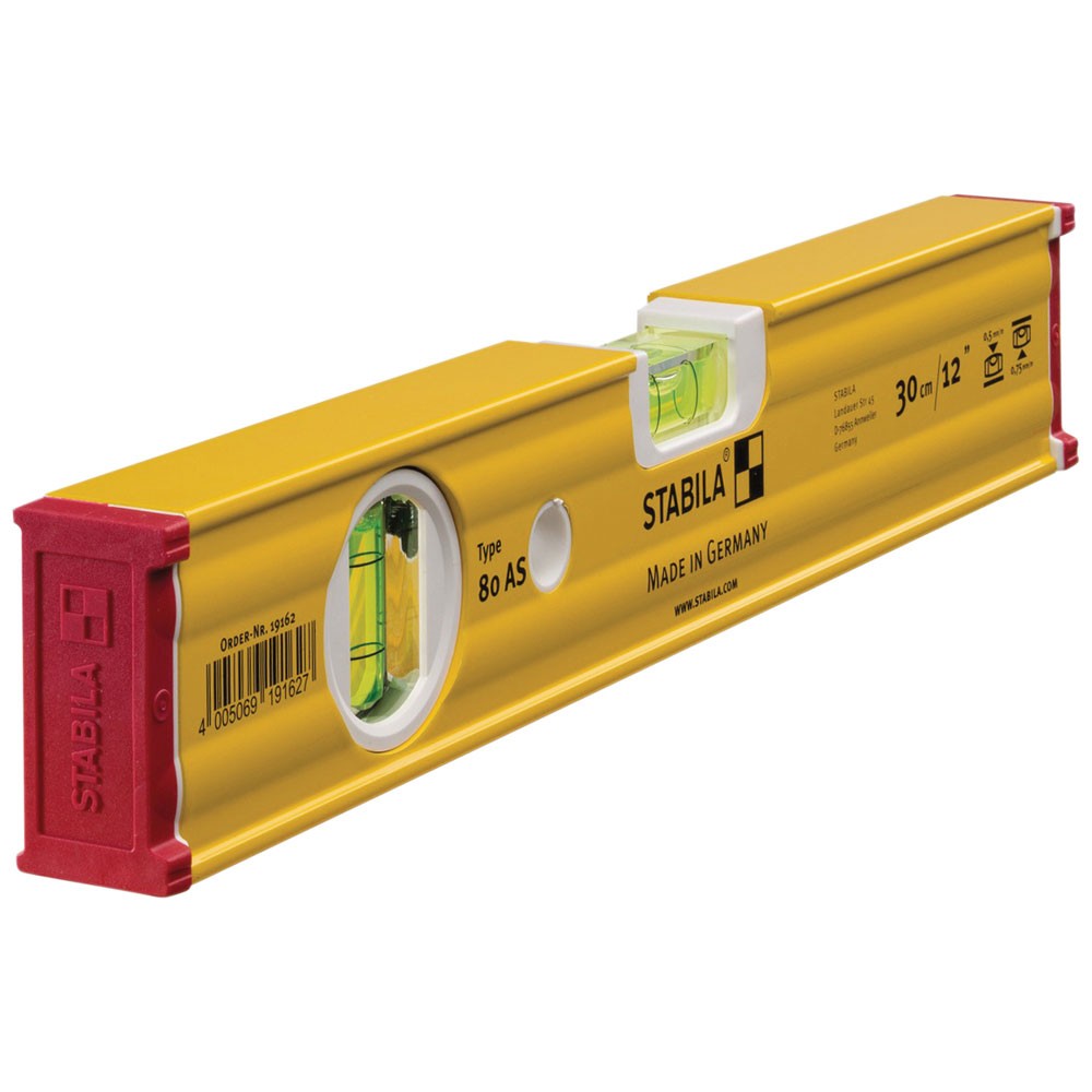 Stabila 80 AS Spirit Level 2 Vial 30cm
