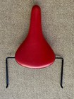 Vintage Velo Bike Seat Saddle #001 Red w/ Metal Rack SAFETY LIGHT DOES NOT WORK — photo 9