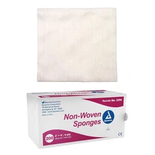 Non-Woven Sponges, Non-Sterile, Gauze, for Cleansing, Prepping and Dressing, Hig