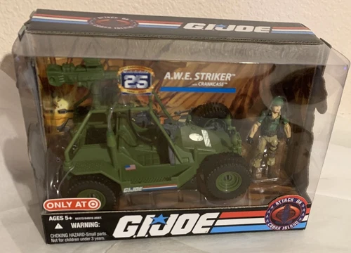 AWE Striker Crankcase Hasbro GI Joe 25th Anniversary 1/18 3.75 *Box Not Mint.New
