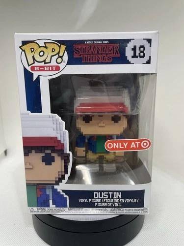 Funko Pop! Stranger Things Dustin Henderson 8-Bit Figure #18 Target Exclusive