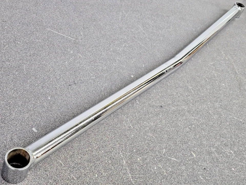 VERY NICE RETRO VINTAGE PORSCHE 356 VW BEETLE NERF BAR MOUNTED CHROME AMMO BAR 1 - Image 2 of 4