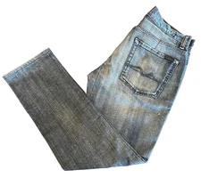 7 For All Mankind Bootcut Jeans Mens 32x29 Dark Distressed Faded Stretch