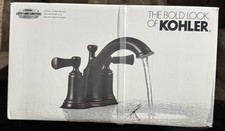 Elliston, Lavatory Faucet, With Pop-Up, 2 Handles, Bronze