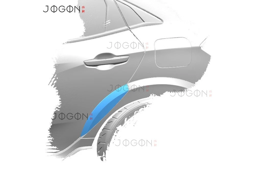 FK8 Real Carbon Rear Wheel Fender Vent Cover Door For Honda Civic Type R FK8 17+ - Picture 2 of 14