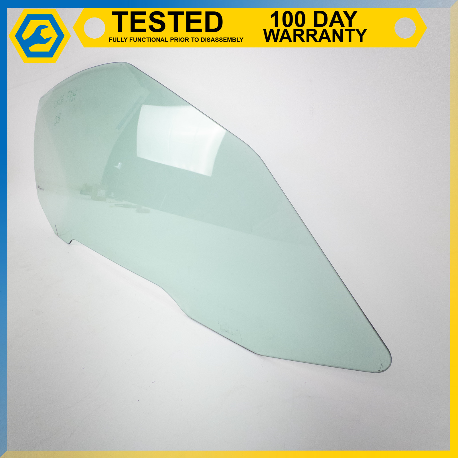 05-13 CHEVROLET CORVETTE C6 FRONT RIGHT PASSENGER SIDE DOOR WINDOW GLASS OEM