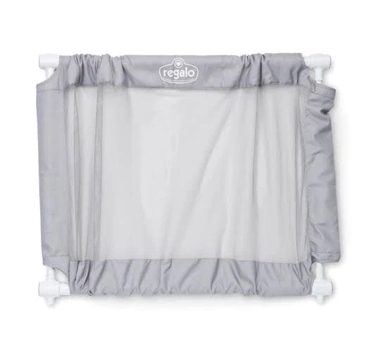 Regalo 27.5-50" Extra Wide Gray Expandable Mesh Gate 1800 W DS NIB
