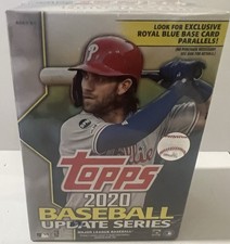 2020 Topps Update Series Baseball Blaster Box 99 Cards Coin Card RC