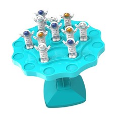 Blue 24 Spaceman Balance Tree Game Toy Puzzle Early Educational Interactive