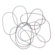 10 Pcs Planner Elastic Band Strap Straps Bulk Notebook Clip for Journal