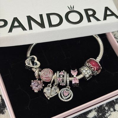 Pandora Love You Mom Infinity Heart Charm, Mother's Day Gift