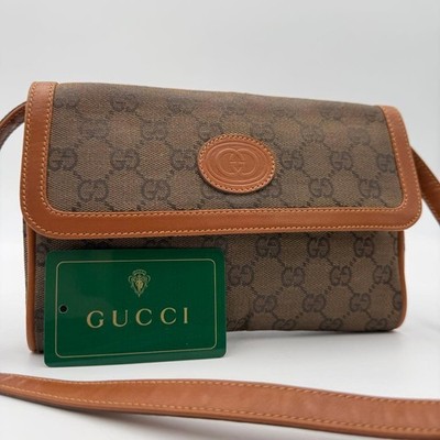 Gucci GG GG Supreme Canvas Leather 2way Shoulder Bag