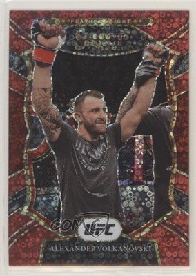 2021 Panini Select UFC Concourse Red Disco Prizm /199 Alexander Volkanovski 05pr