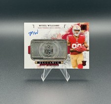 2025 panini impeccable elegance mykel williams Rookie auto /20 troy ounce silver