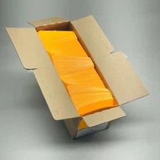 1,000 Shipping Hang Tags Fluorescent Orange 13 Pt. Cardstock 4 3/4" x 2 3/8" 513