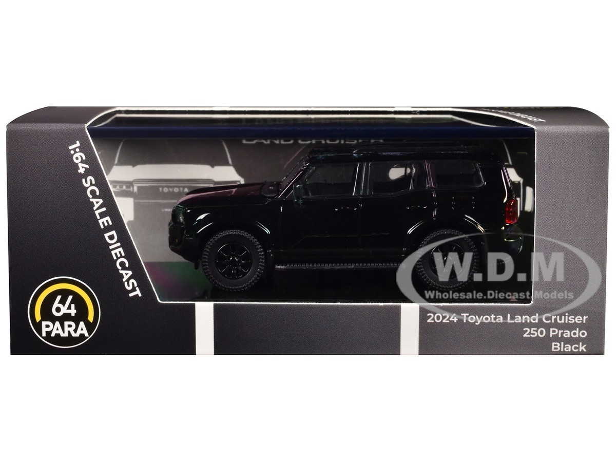 2024 TOYOTA LAND CRUISER 250 PRADO BLACK 1/64 DIECAST MODEL BY