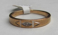 Vintage 14K Yellow Gold Diamond Ring 1960's