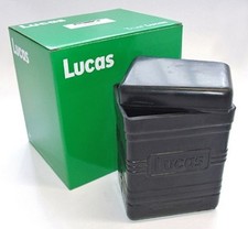 ORIGINALE LUCAS SCATOLA BATTERIA IN GOMMA E TOP B38-6 PU7D NUOVO BSA NORTON TRIUMPH ECC