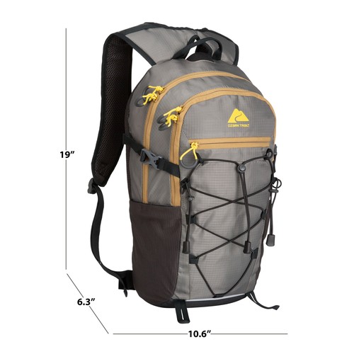 Ozark Trail 17 L Camping, Hiking, Mountaineering, Technical Backpack,Gray,Unisex - Picture 3 of 5