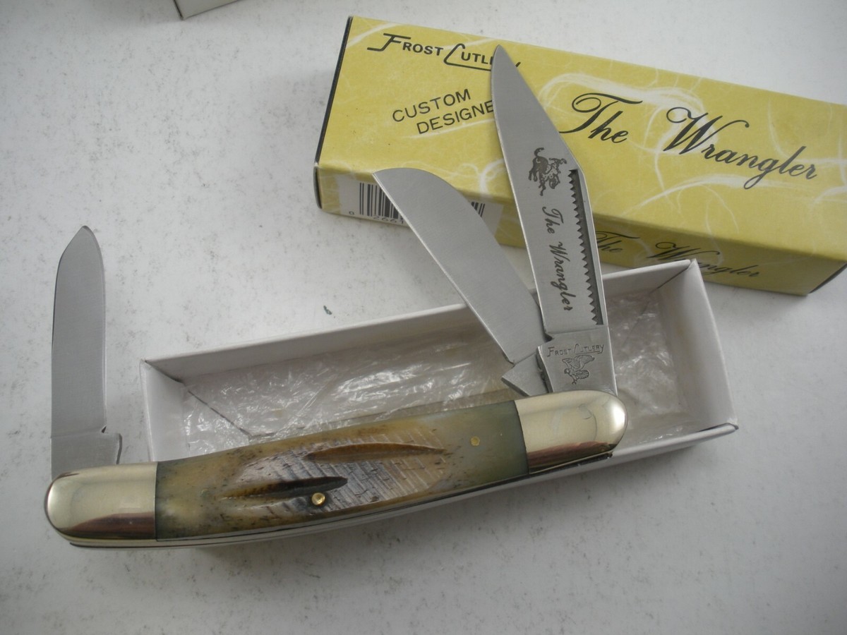 VINTAGE FROST CUTLERY JAPAN WRANGLER KNIFE NEVER USED | eBay