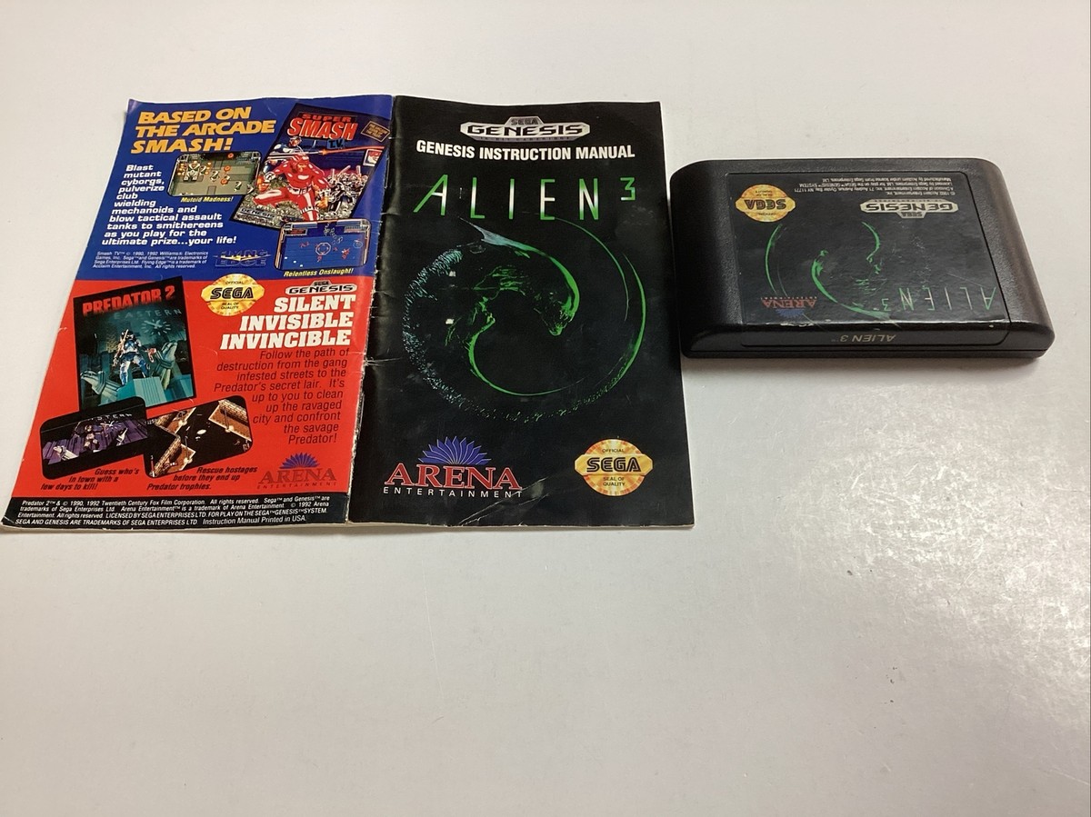 Alien 3- Sega Genesis Complete TESTED CIB 734549001043| eBay