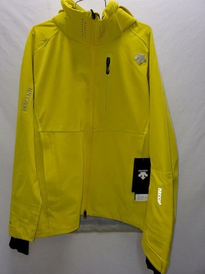 yellow ski coat