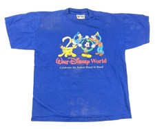 Vintage Walt Disney World KIDS CHILD YOUTH T-Shirt XL 2000 Celebrate the Future