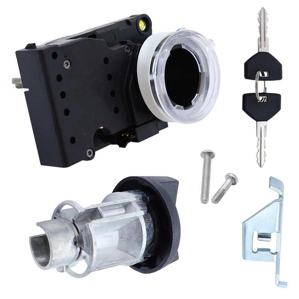 Ignition Switch & Lock Cylinder Assembly with Key For 93-96 Chrysler Dodge Jeep - Imagem 2 de 4