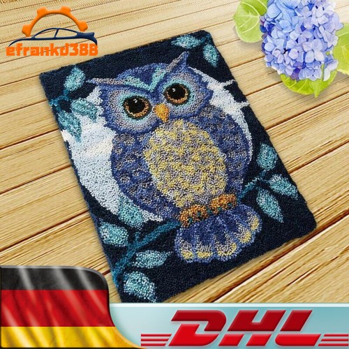 Meerschweinchen Knüpfkissen Set 43x43cm - Latch Hook Bastelset Für Sofakissen