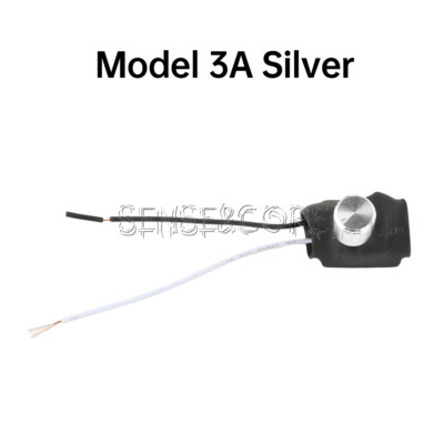 2-Way 220V 1A/3A Gold/Silver Table Lamp Full Range Dimmer Rotary Switch Control