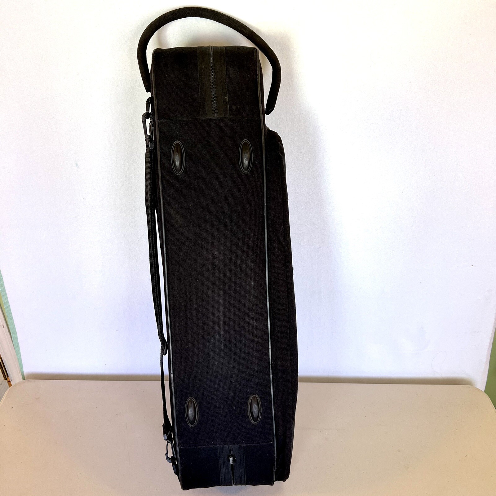 Kaces Lightweight Hardshell Tenor Saxophone Case Black Shoulder Straps