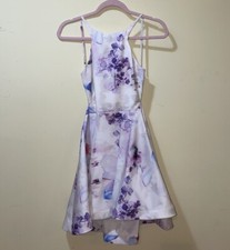 Womens New Windsor Floral Print Backless Dress