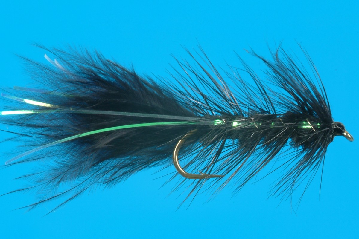 6 Mudd Bugger Neri Per Pesca A Mosca - Taglia 10, Otto Beck Company, Materiali Misti