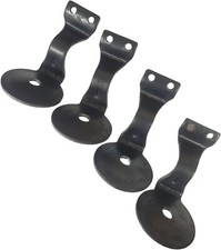Stair and Handrail, Steel Wall Brackets (Flat) - Set of 4