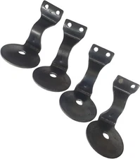 Stair and Handrail, Steel Brackets (Curved) - Set of 4