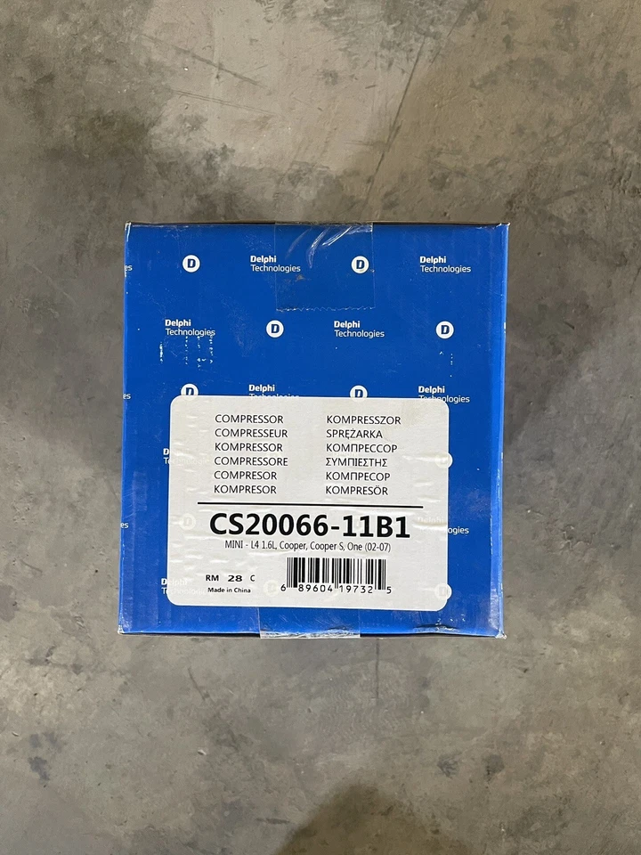 A/C Compressor Delphi CS20066 fits 02-08 Mini Cooper - Image 4 of 4