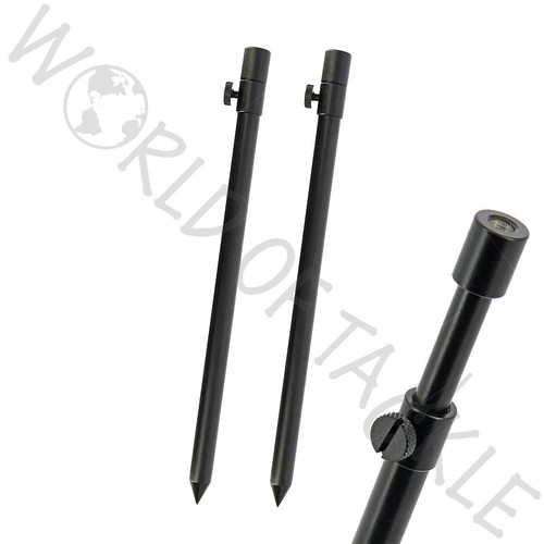 Banksticks Buzz Bar 2 Cañas Set Up Aluminio 30-50cm Carpa Pesca Grueso Negro - Imagen 4 de 5