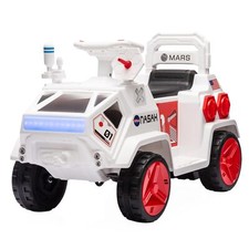 6V Kids Ride On Car, Powerful Toddlers Electric Kids Car With Radar Rocket Sound