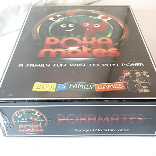 POKA MATES A Family Fun Way To Play Poker Back to Family Games 12 + Sealed - Picture 3 of 5