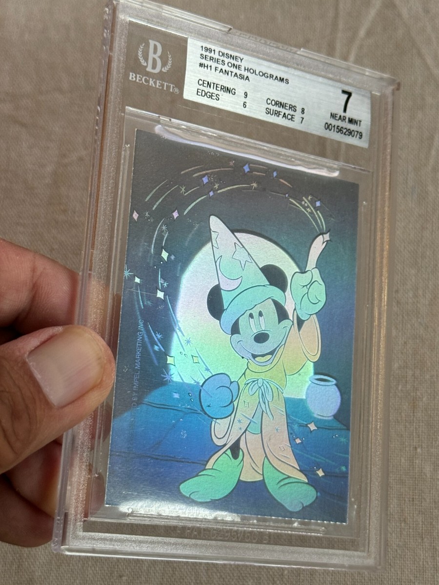 1991 Impel DISNEY Sorcerer's Apprentice FANTASIA Hologram MICKEY