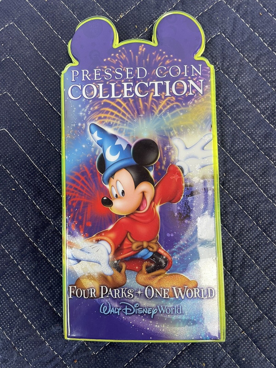 Walt Disney World Pressed Coin Collection Book, set of 48 coins | eBay