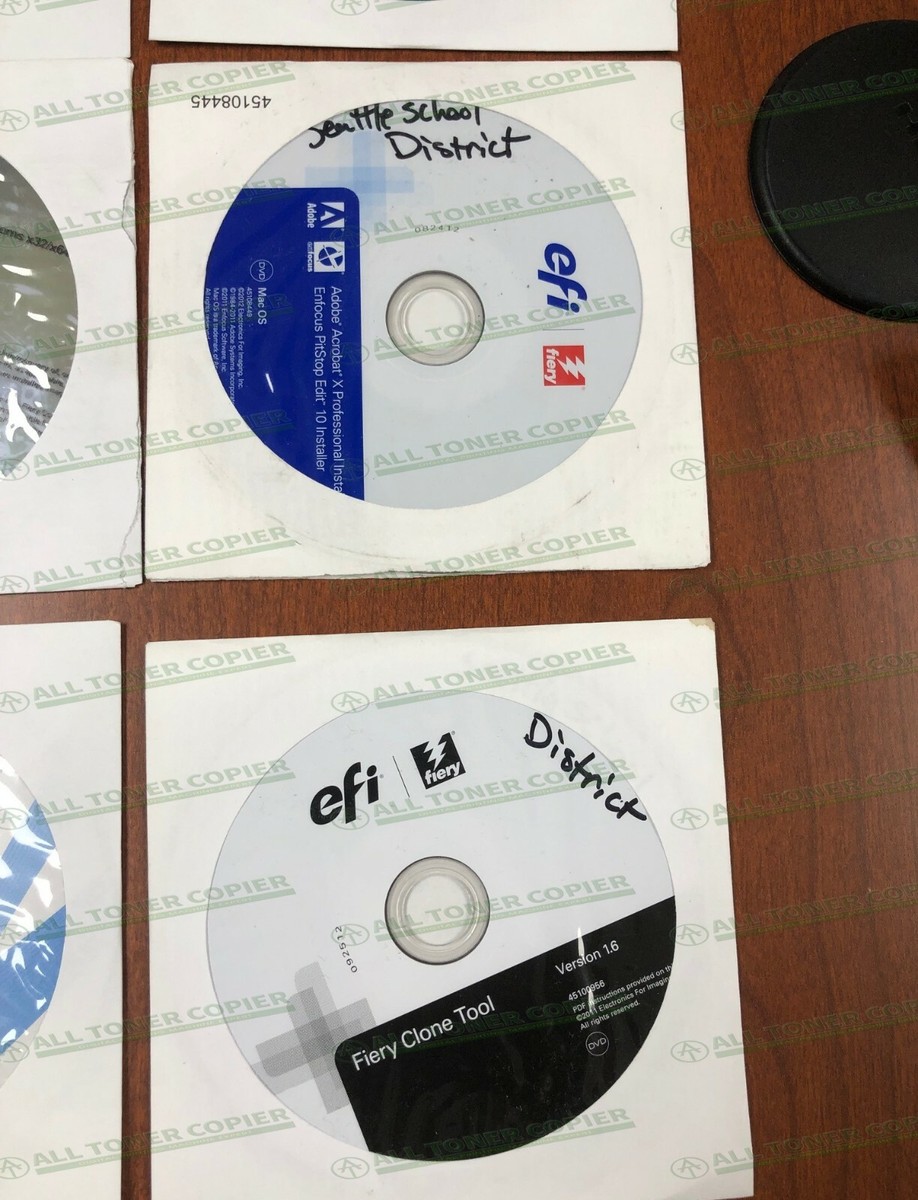 CD Software for Xerox Color J75 Press EX Fiery Print Server EFI | eBay